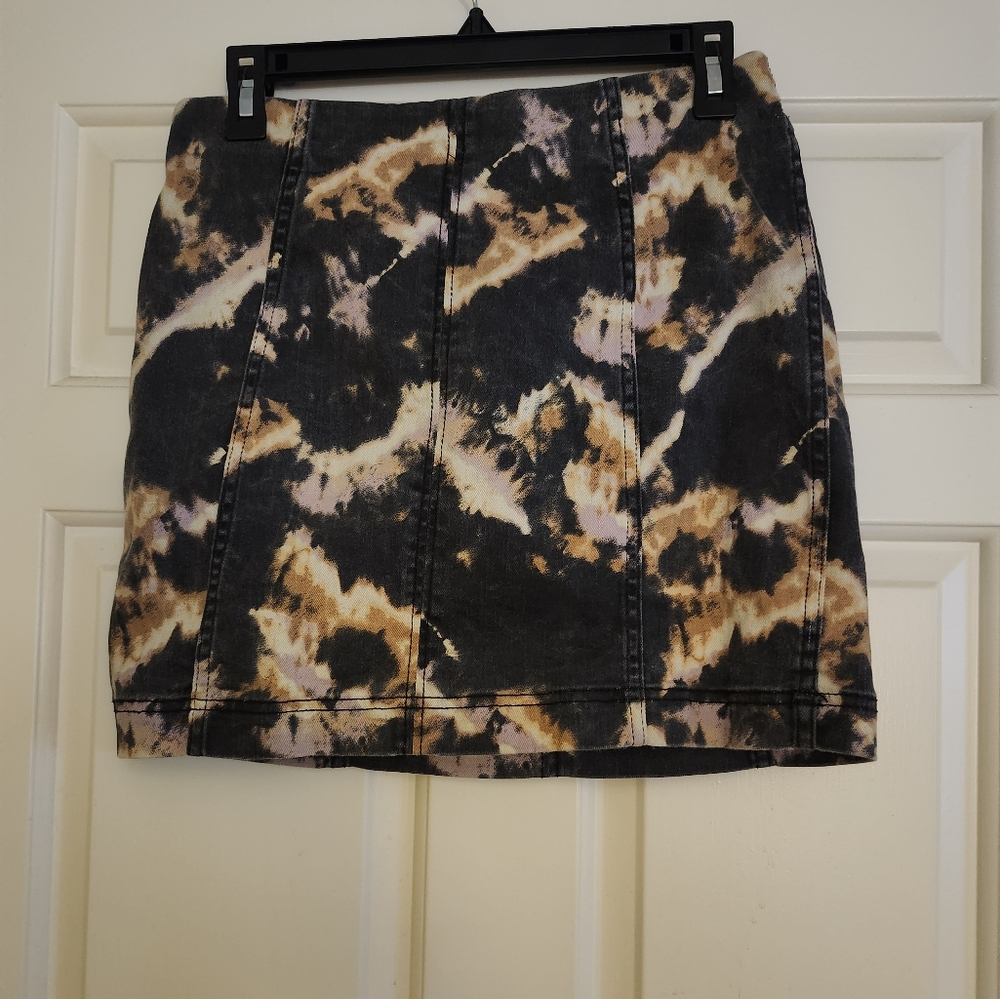 Free people jean skirt